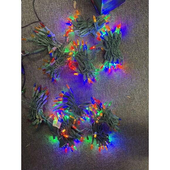 GE 300 (150x2) Multi-Color Miniature Christmas Decoration String LED Lights - Picture 4 of 5